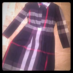 Plaid A-line Dress